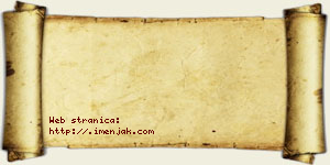 Daniel Sentić vizit kartica